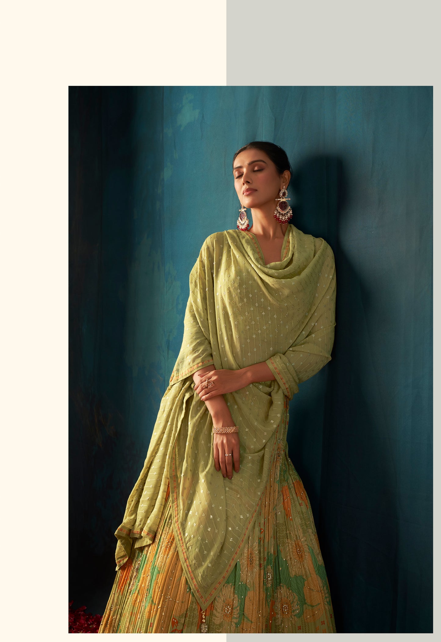 Shimmer Ghaghra Choli