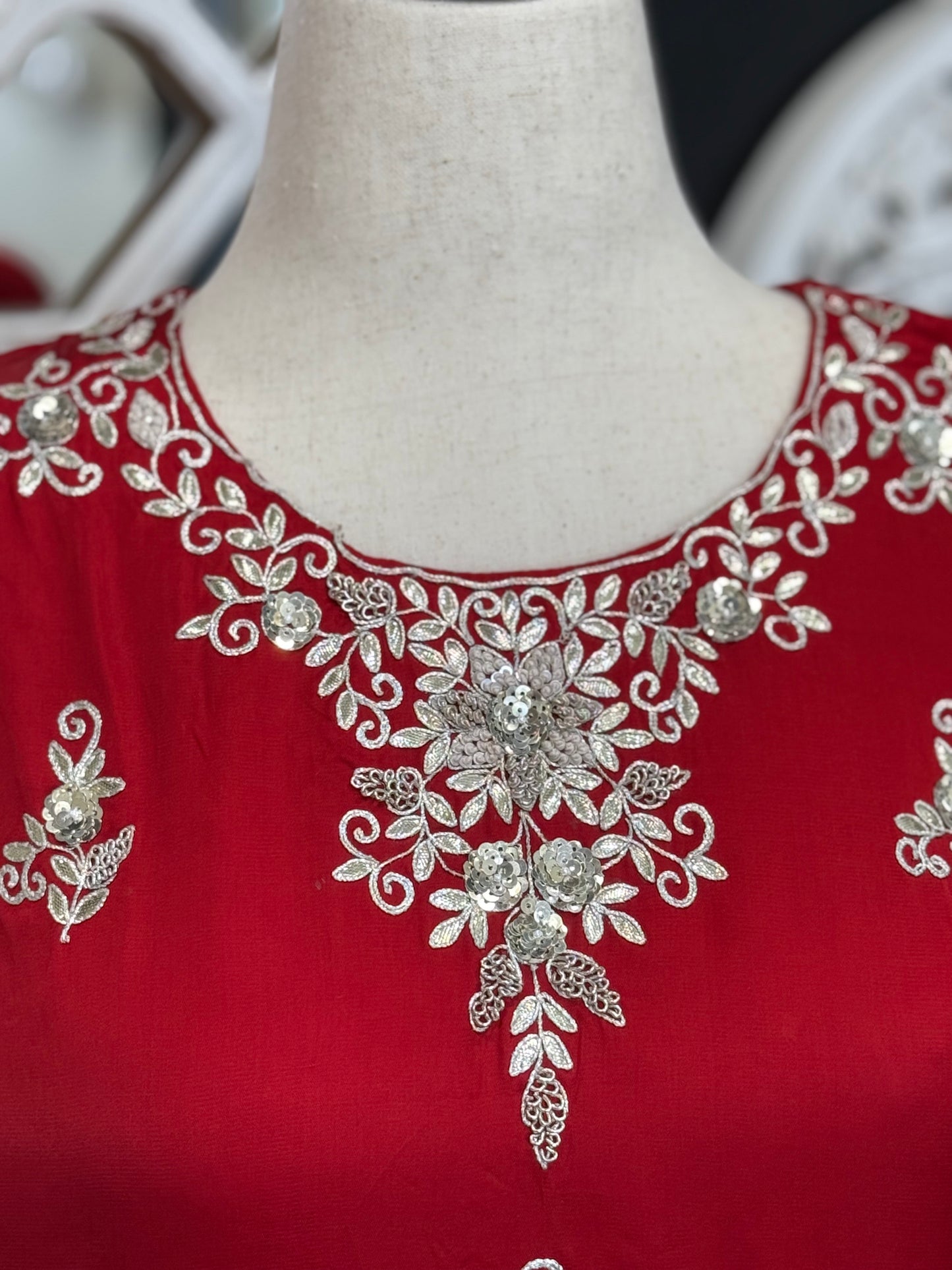 Laal Pari - Short Top Pallazo