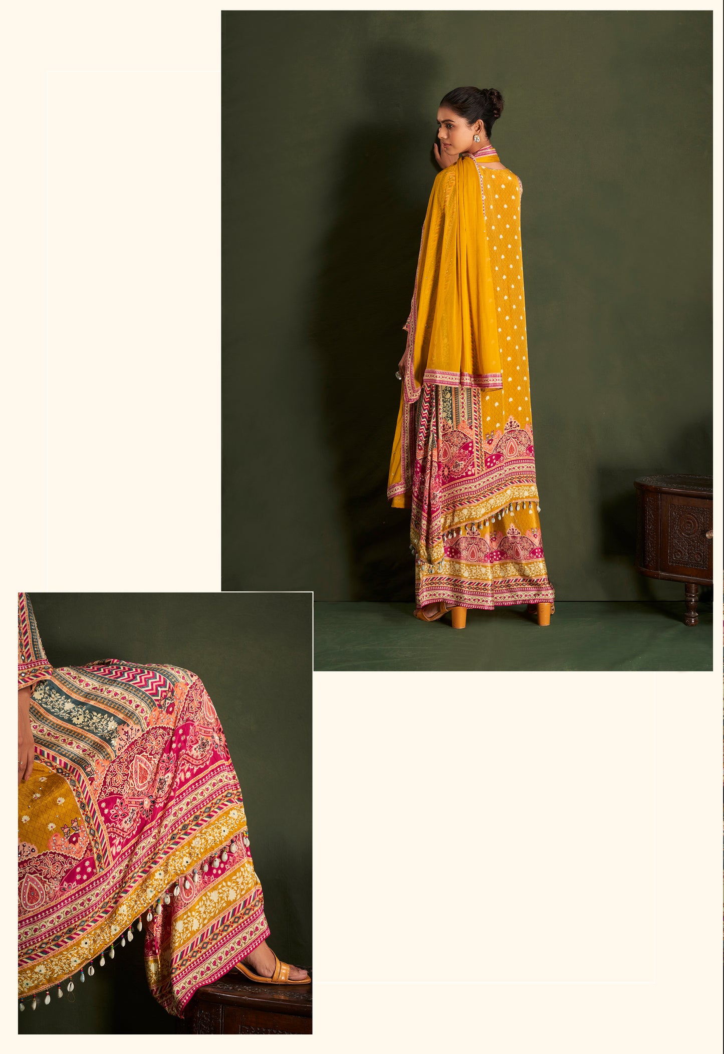 Mustard Ornate Dress