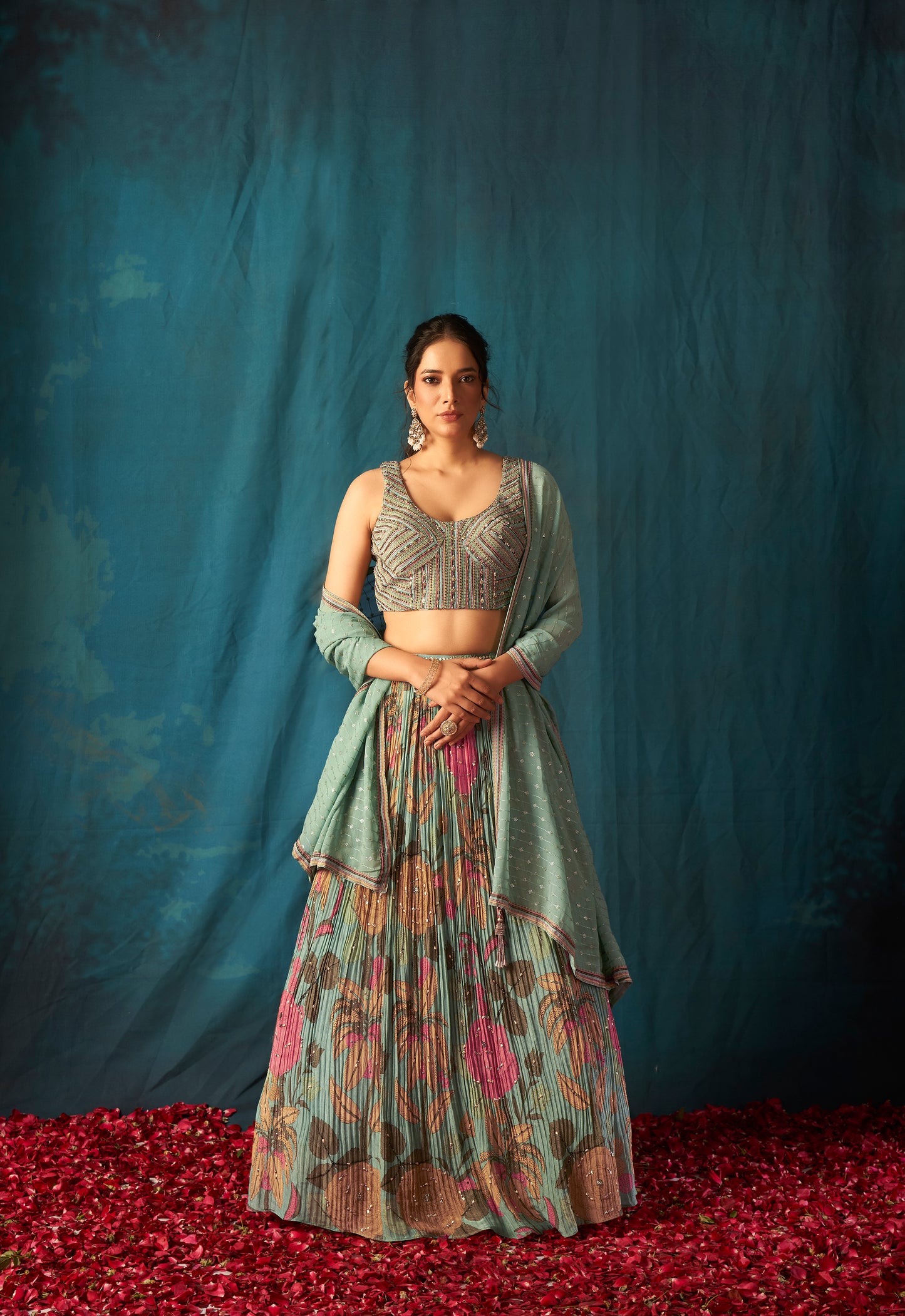 Shimmer Ghaghra Choli