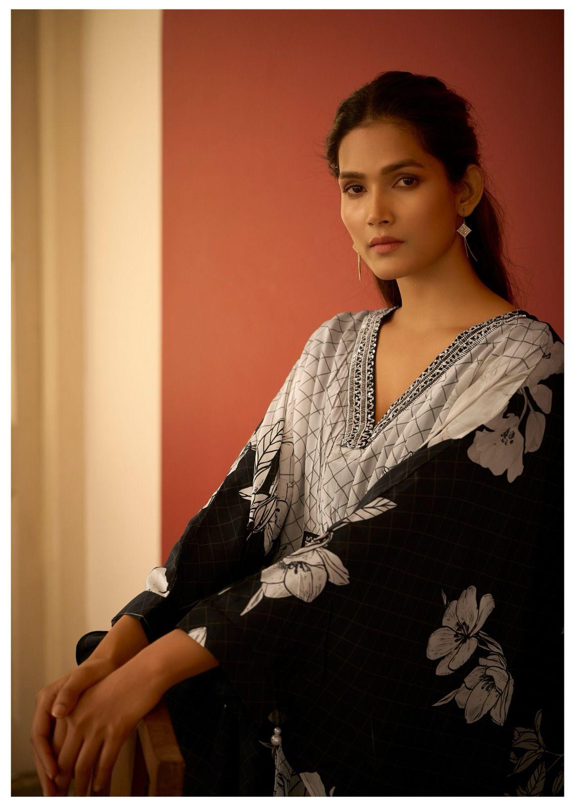 Crepe Kaftan Pallazo
