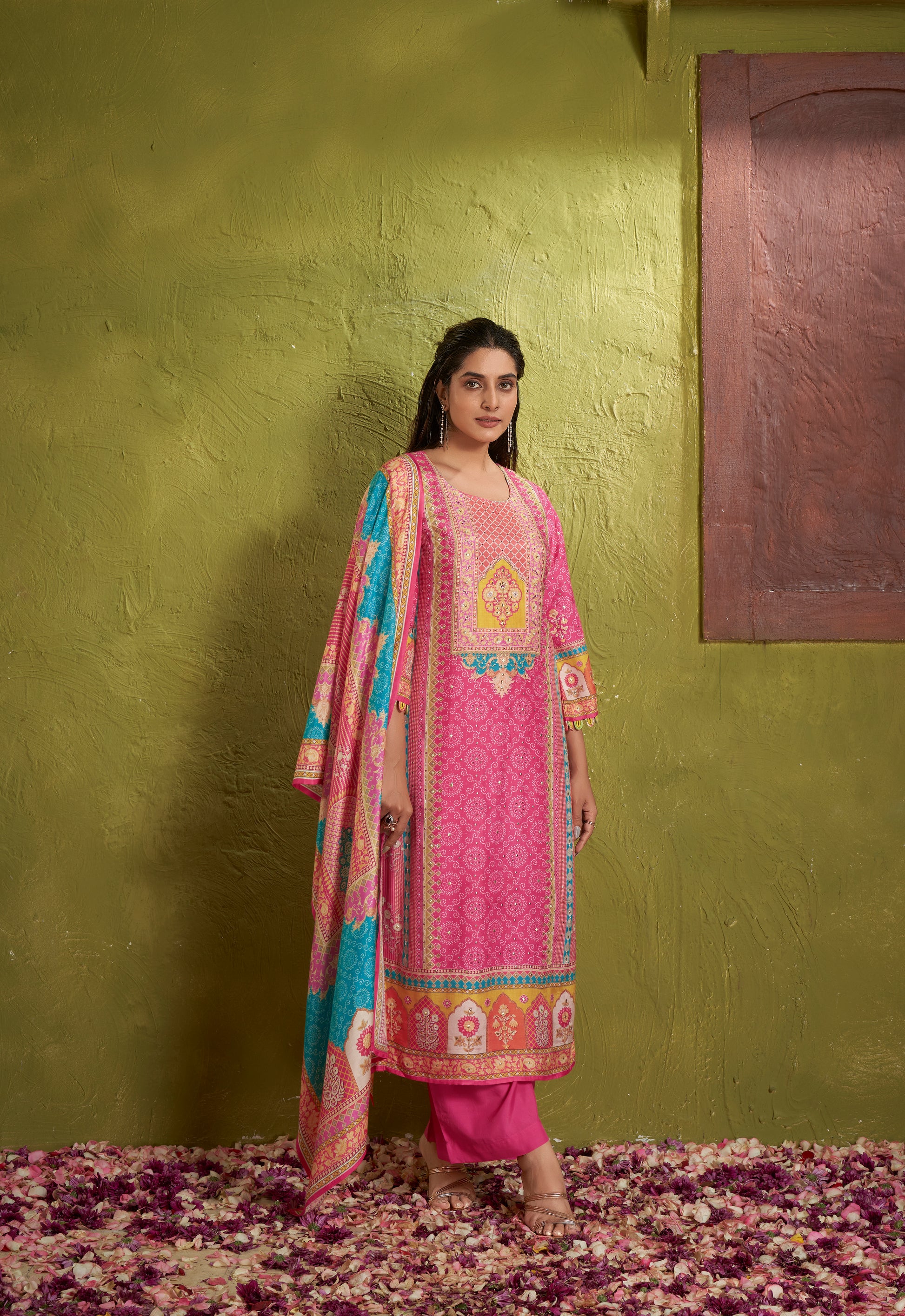 Pink Mughal Dress Classy Closet by Maayaa Clothing LLC Pink Mughal Dress Classy Closet by Maayaa Clothing LLC