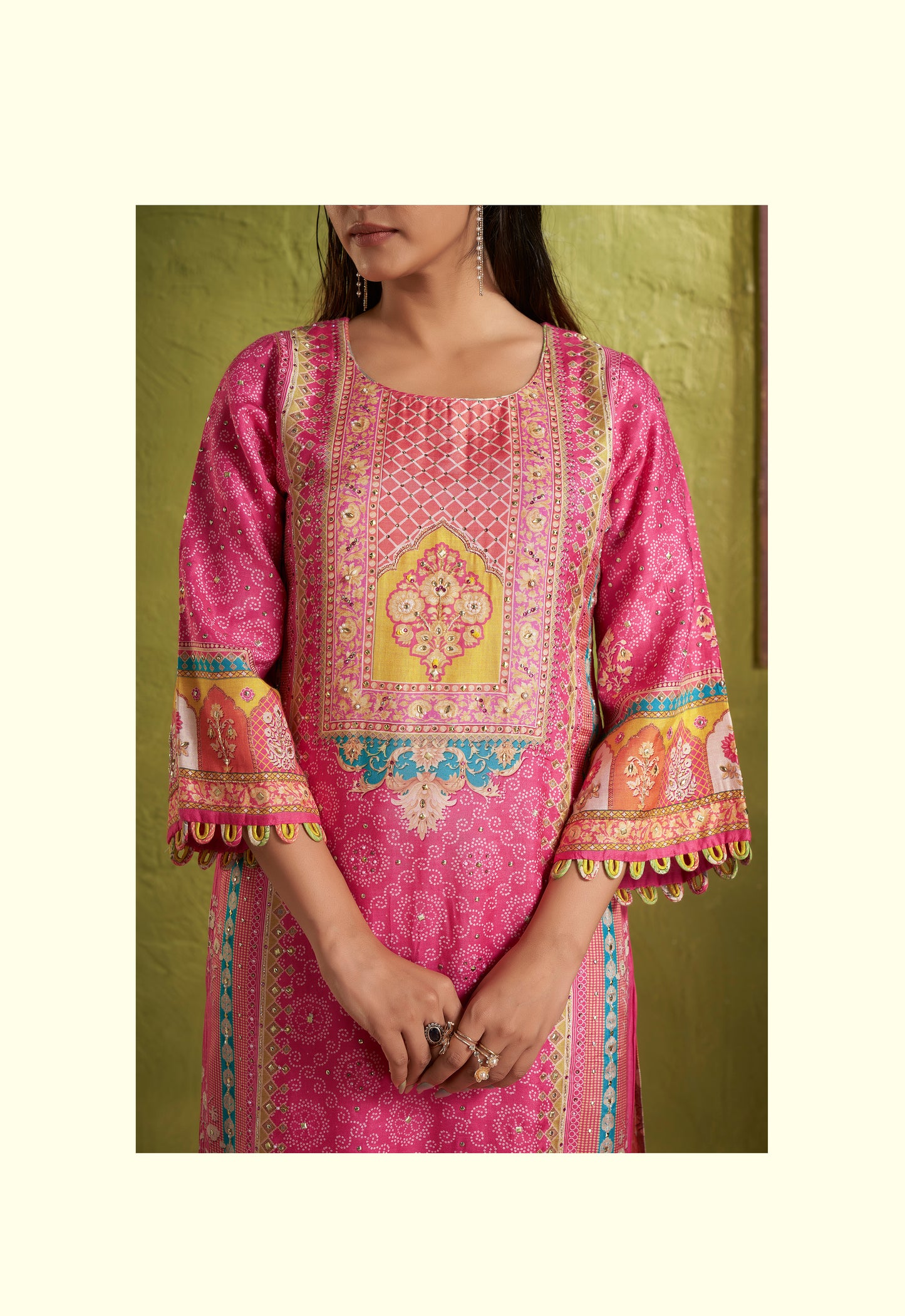 Pink Mughal Dress