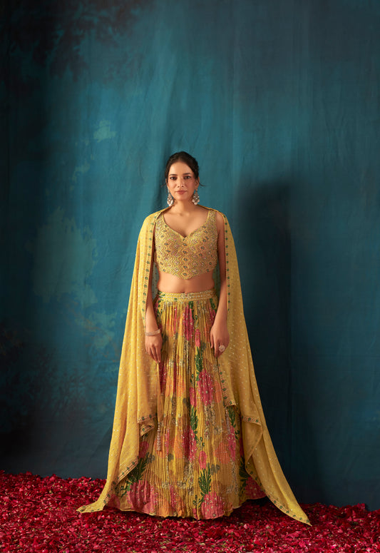 Shimmer Ghaghra Choli