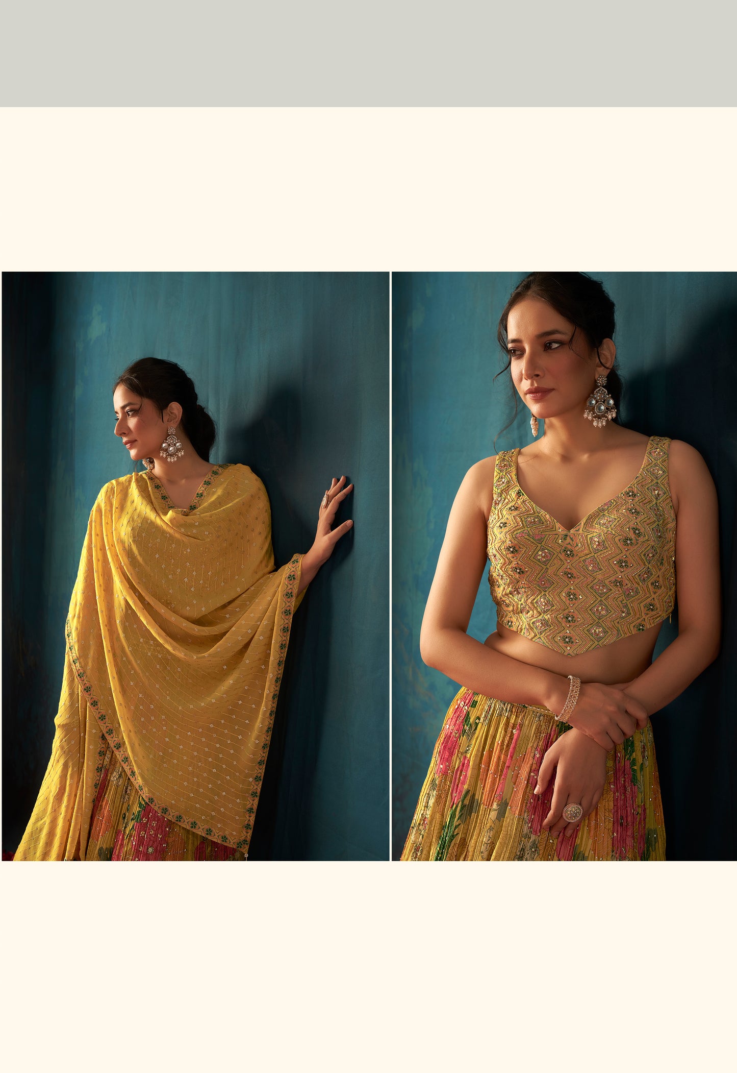 Shimmer Ghaghra Choli